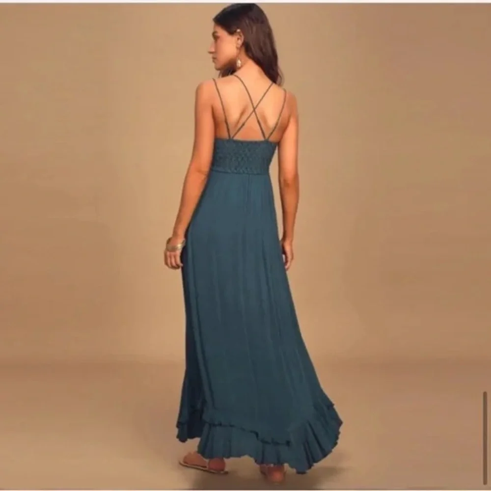 Free People Adella Maxi Slip Dress size medium